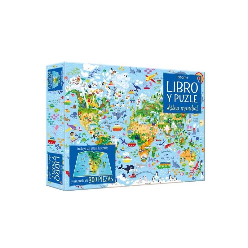 LIBRO PUZZLE ATLAS MUNDIAL